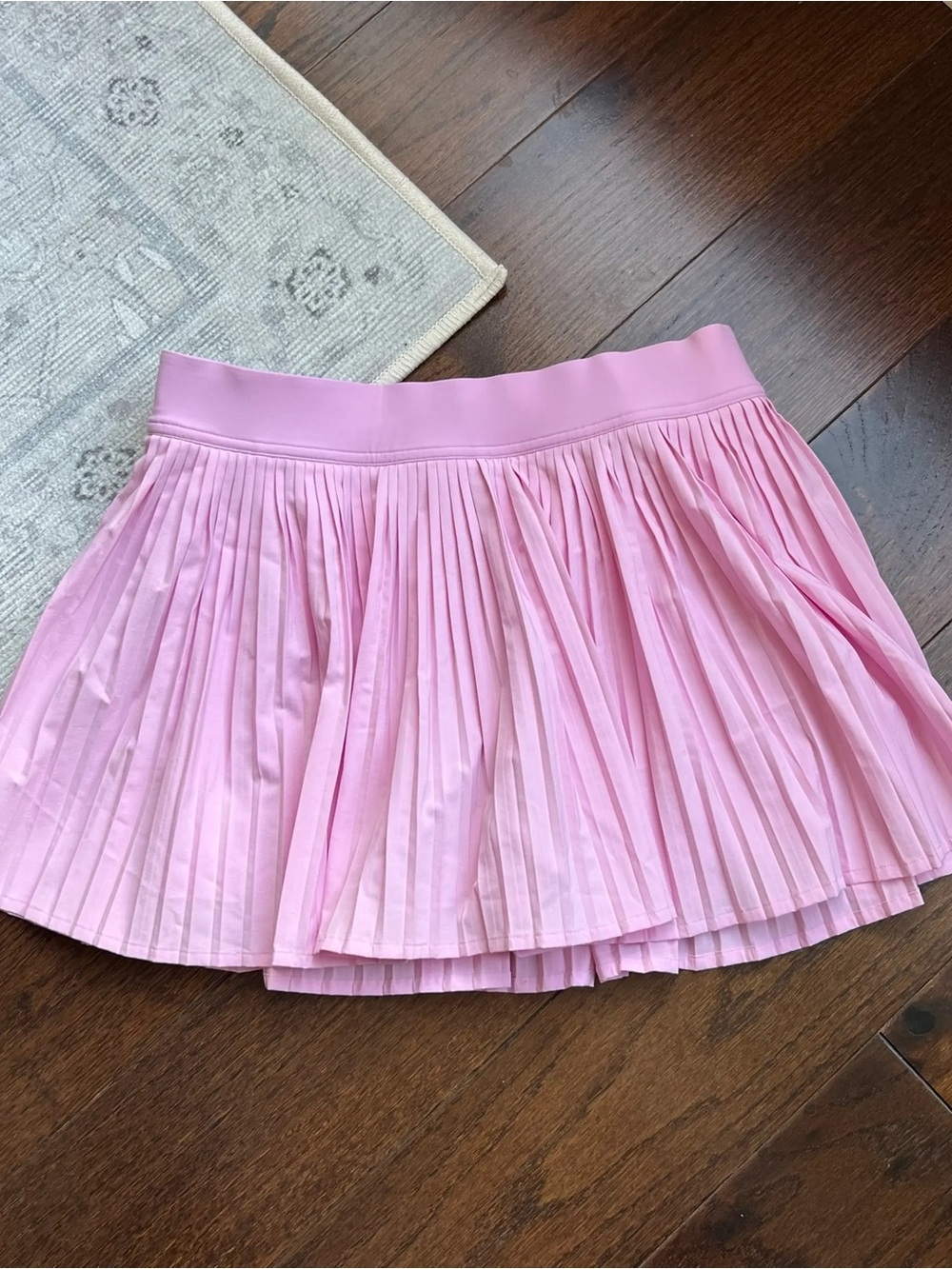 lululemon athletica Pleated Light Pink Mini Skirt